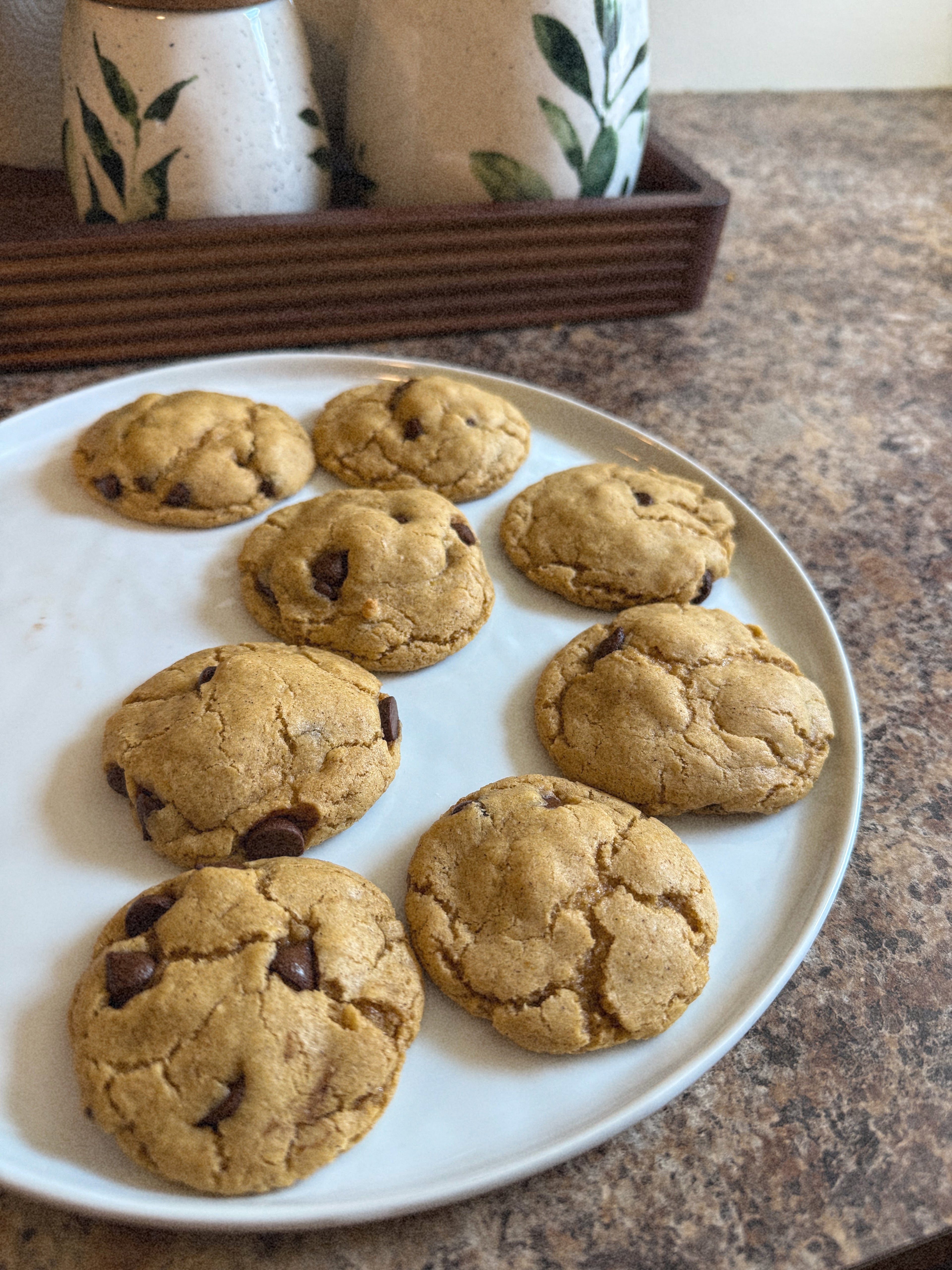 Pumpkin Chocolate Chip Cookies (recipe card)