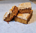 Honey Frosted Pumpkin Bars (recipe card)